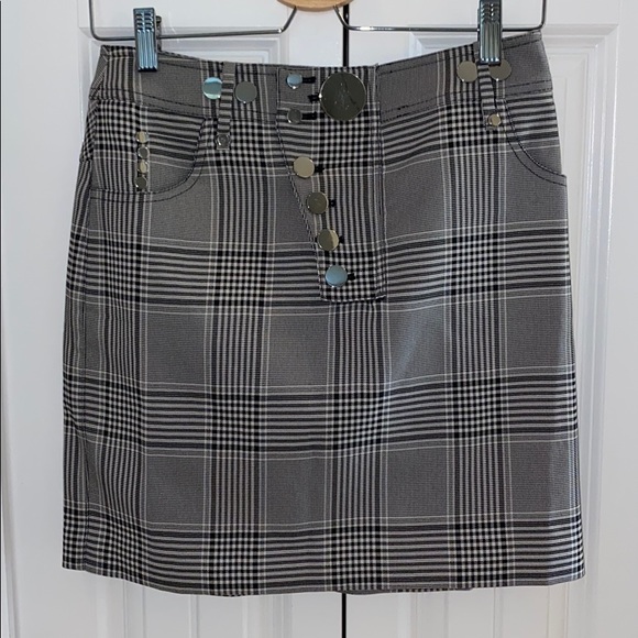 Checked Mini Skirt - Picture 1 of 4